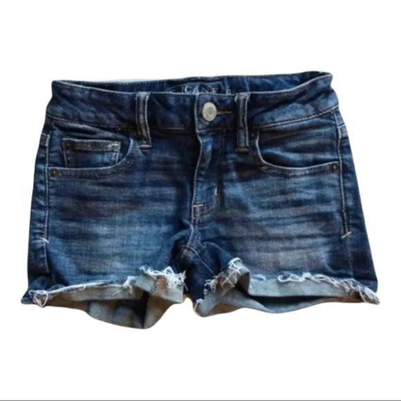 American Eagle Outfitters Super Stretch Shortie‎ Size 00 - Picture 1 of 4